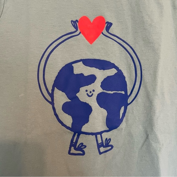 CAT & JACK Lot of Two Girls Grey and Green Graphic T-Shirts Size 10/12 NWOT - Picture 7 of 9